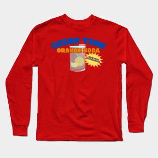 Drink Time Orange Soda Long Sleeve T-Shirt